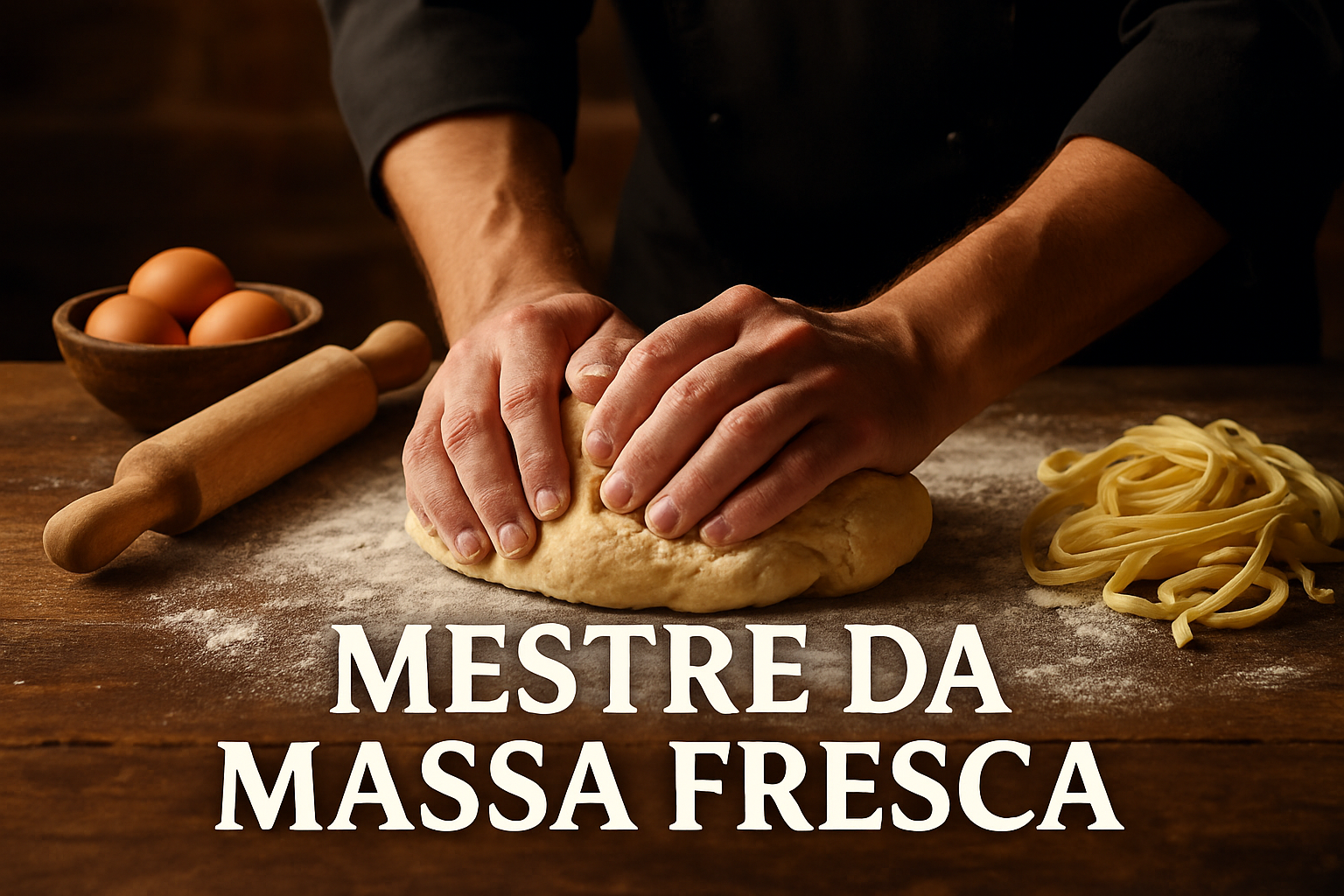 Mestre da Massa Fresca: Culinária Italiana em Casa